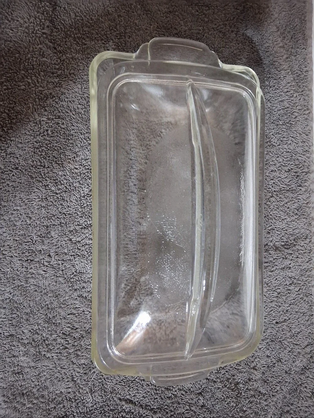 Vintage PYREX Clear Glass Loaf PAN